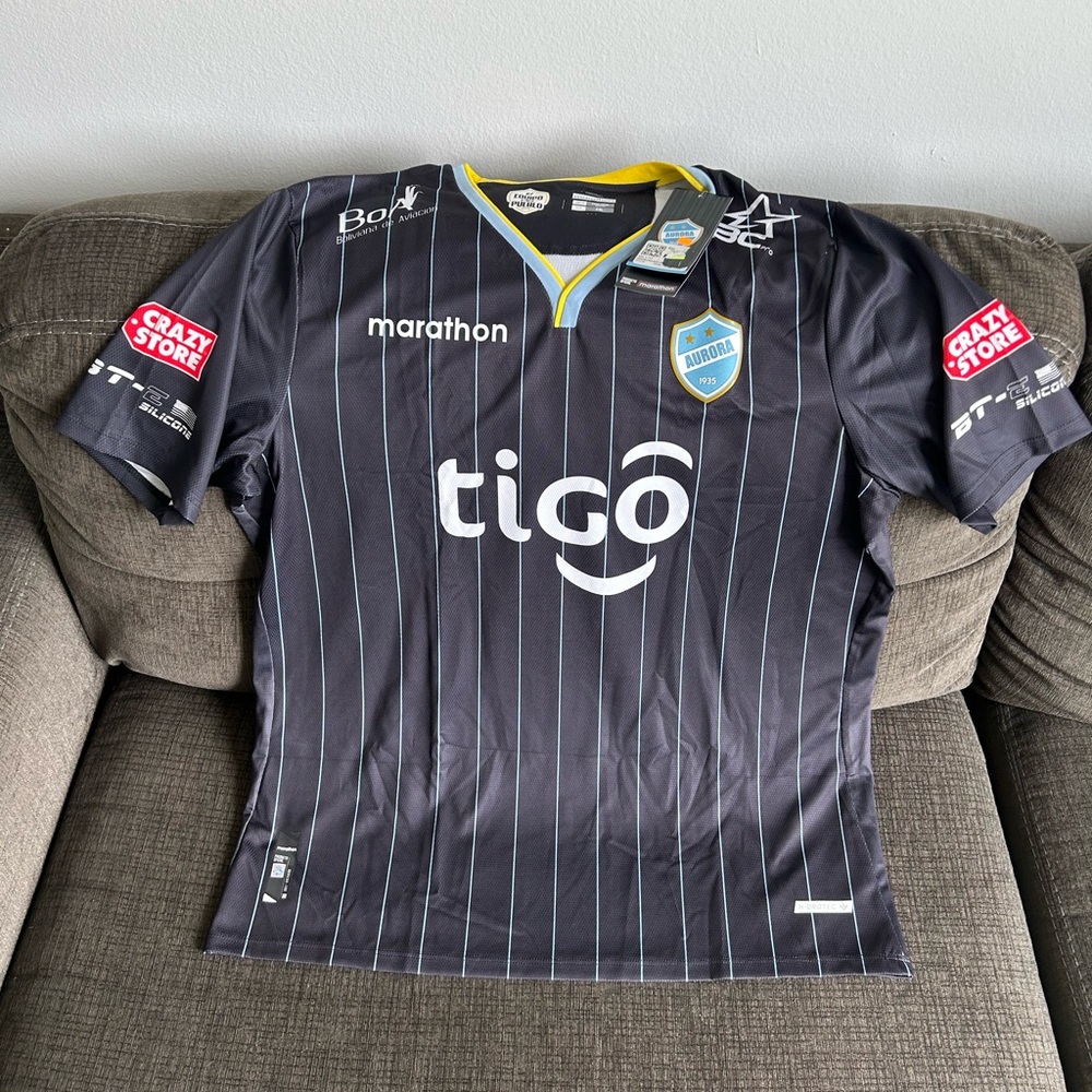 Marathon Authentic Aurora Bolivia Futbol Soccer Jersey Men’s Size: 2XL